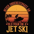 Never underestimate an old man on a jet ski