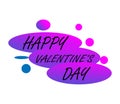 Web valentine`s day logo, simple background