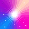 starburst and sunburst Royalty Free Stock Photo