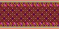 Pattern ethnic or ethno mexican southwest sty boho or navajo. vector geomentric has stripe folk, native of textile or lace. design