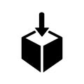 Square icon or logo in modern line style. High quality black line pictogram for website and mobile app design. Isolated on a blank Royalty Free Stock Photo