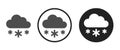 Snowy icon . web icon set