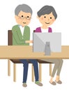 Elderly couple, PC