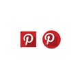 Pinterest Social Media Icon, Social Icons, Pinterest Icons