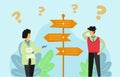 Decision Making Abstract Vector Illustration Design Concept Decisiveness Concept Problem Solving Royalty Free Stock Photo