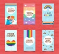 LGBT Pride Month Instagram Stories Collection Design