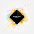 Aabstract modern border, frame grunge design background. Vector, Illustratoin.