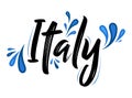 Italy Patriotic Banner design Italian flag colors vector illustration Royalty Free Stock Photo