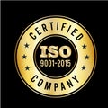 Iso 9001 2015 certification iso logo iso 9000 certification Premium Vector