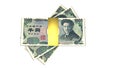 Japanese yen currency 3d rendering Royalty Free Stock Photo