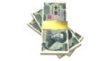 Japanese yen currency 3d rendering Royalty Free Stock Photo