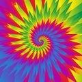 Abstract rainbow swirl background. Tie dye pattern. Royalty Free Stock Photo