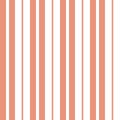 Coral white stripes seamless pattern.