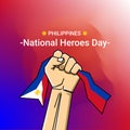 poster design commemorating national heroes day in the philippines