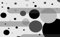 black and gray circles Royalty Free Stock Photo