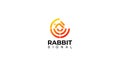 Rabit WiFi icon Logo Design Element and vector template