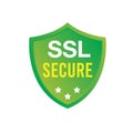 Secure Ssl Encryption Logo, Secure Connection Icon Vector Illustration Royalty Free Stock Photo