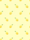 lemon seamless art with lite colors testy food Royalty Free Stock Photo