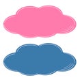 Clouds Pink and Blue
