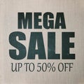 MEGA SALE POSTER DEISGN