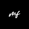 M F MF Initial letter handwritten and signature vector image in joining, modern style template logo