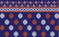 Ethnic geometric technic seamless textiles pattern. Royalty Free Stock Photo