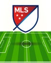 Major League Soccer MLS Logo with white background