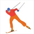 A skier