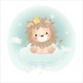 cute little boho animals vector