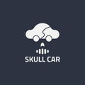 Car Logo Merged With A Skull