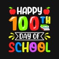 Happy 100th day of school Royalty Free Stock Photo