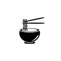 noodle vector icon Royalty Free Stock Photo