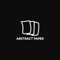 Abstract Three Paper Logo From Lines