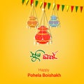 Pohela Boishakh vector design bengali new year illustration Shuvo Noboborsho Designs