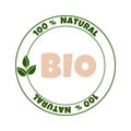 Eco food.Organic icon.Non-GMO label.Organic Products Label.