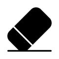 Eraser Solid Style Icon