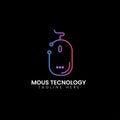 mous tecnology logo design vector