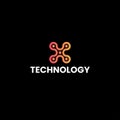 Tecnology logo Vector art a Vecteezy