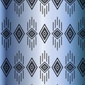 Seamless abstract geometric pattern in black and blue steel colors Royalty Free Stock Photo