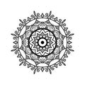 vector beautiful floral mandala design