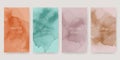 Watercolor abstract templates for social media story, cover, card, booklet.