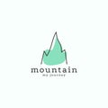 Minimalist Sharp Mountain Logo