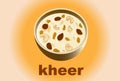 Payasam or Kheer Indian main sweet dish.