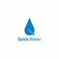 Q Shaped Water Logo