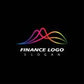 Business Finance Stock Exchange Charts Market Logo Royalty Free Stock Photo