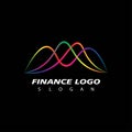 Business Finance Stock Exchange Charts Market Logo Royalty Free Stock Photo