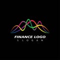 Business Finance Stock Exchange Charts Market Logo Royalty Free Stock Photo