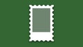 Illustration of a blank postage stamp. stamp template Royalty Free Stock Photo