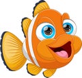 cute Nemo fish cartoon Royalty Free Stock Photo