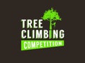 Tree climbing banner template